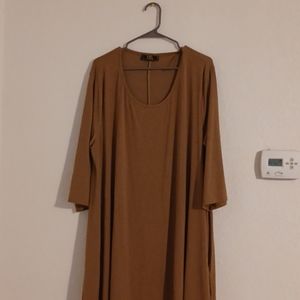 Tan Knee High Dress